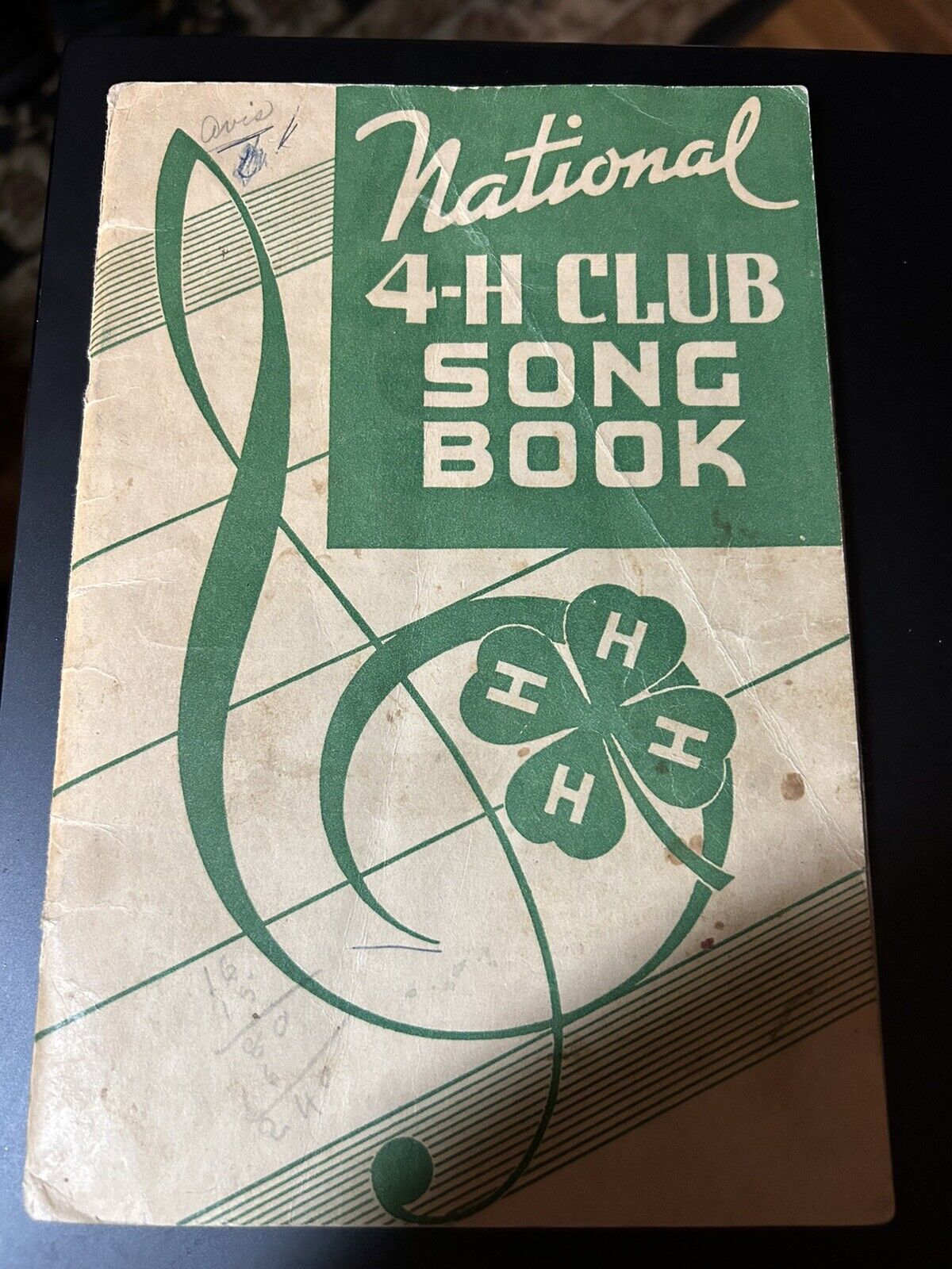 NATIONAL 4-H CLUB SONG BOOK 1938