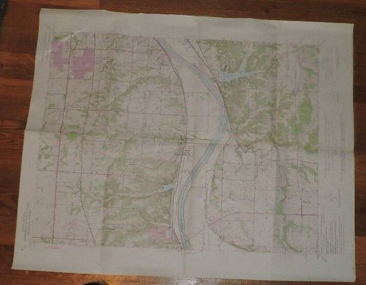 Topographical Map of Edwardsville, KS-1950 (Revised 1970)