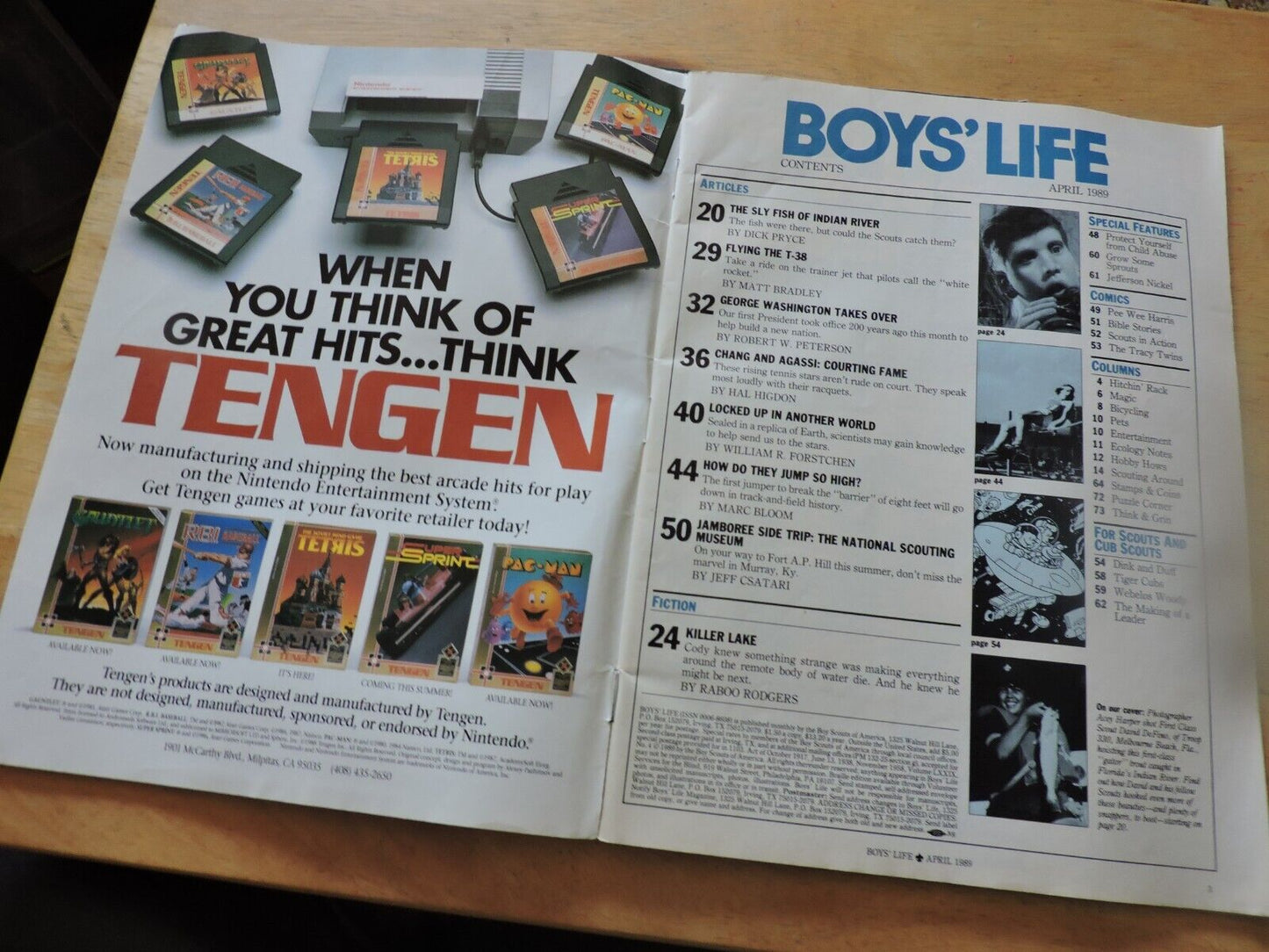 BOYS' LIFE MAGAZINE: APRIL 1989 THE SLY FISH OF INDIAN RIVER