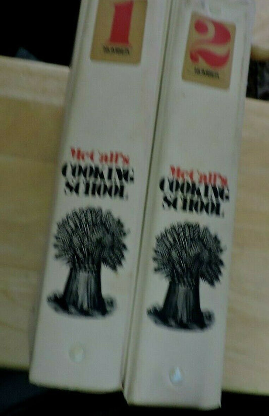 MCCALLS COOKING SCHOOL--TWO VOLUME SET--1986