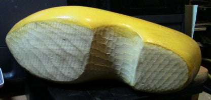 Hand Carved Wooden Shoes: Stamped 27/41