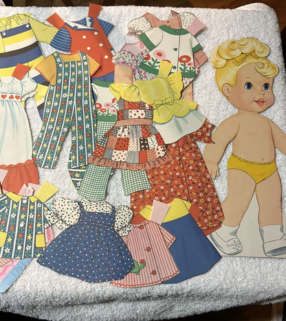 WHITMAN VALERIE WITH GROWIN' PRETTY HAIR PAPER DOLL 1971