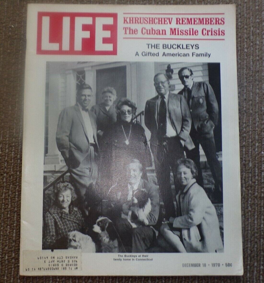 LIFE MAGAZINE "Khrushchev Remembers The Cuban Missile Crisis" 1971