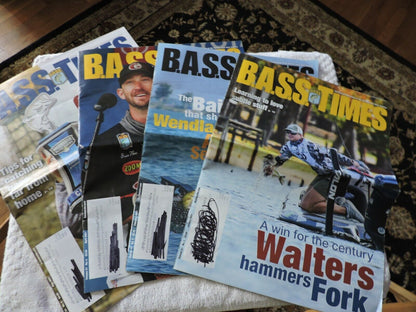 B.A.S.S. TIME,  LOT OF 4: JANUARY, FEBRUARY,  APRIL,  MAY 2021