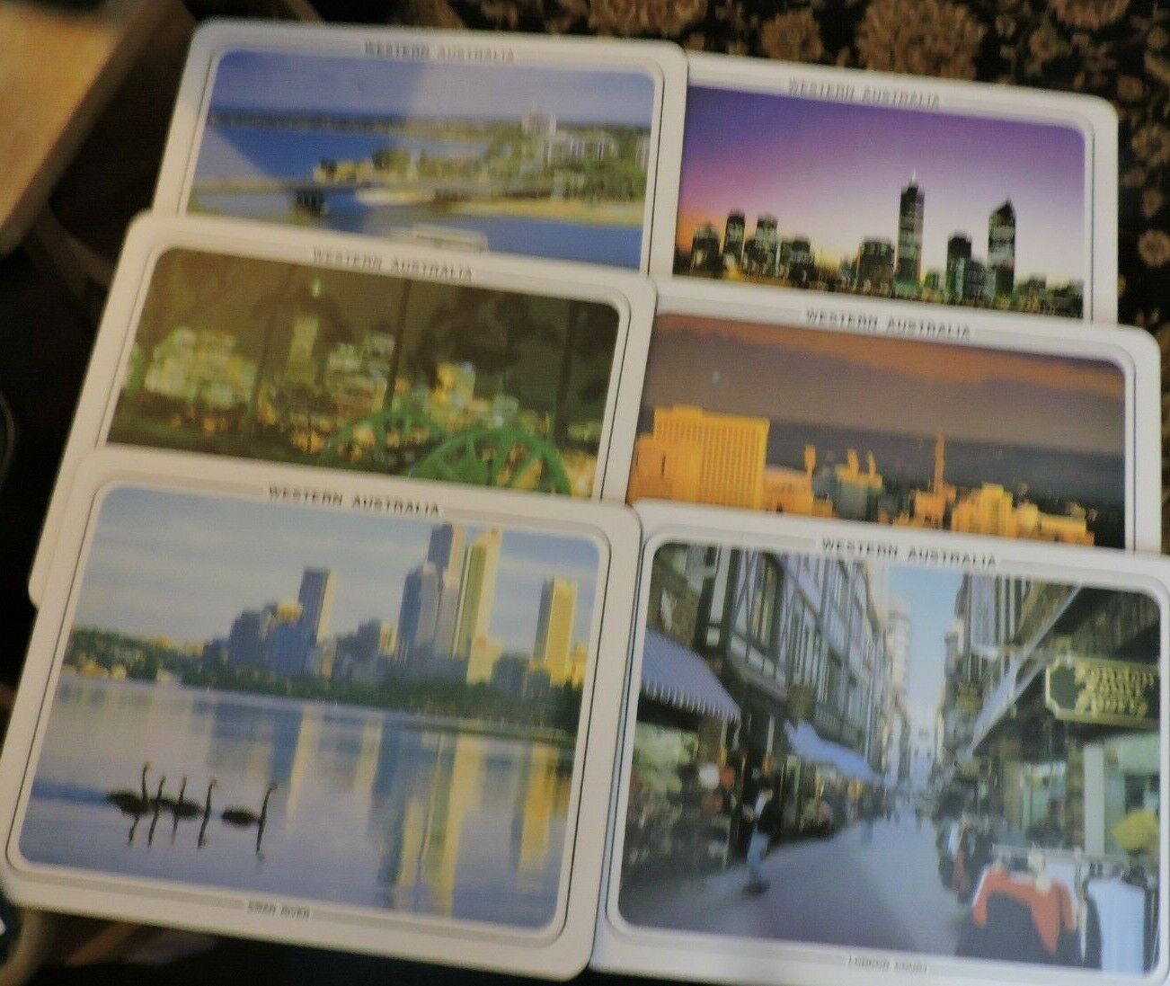 THE AUSTRALIA COLLECTION BY MONDA 6 PLACE MATS   ( AUSTRALIAN MADE) 11"x8.5"