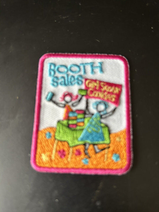 Official Girl Scouts:  "Booth Sales" Patch