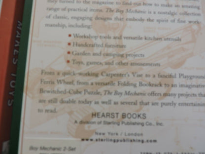 THE BOY MECHANIC 2 BOOK SET: 159 GAMES, TOYS, TRICKS, & OTHER AMUSEMENTS: 200CLA