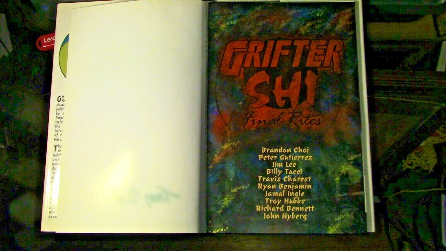 Grifter-Shi "FINAL RITES" Delux Hardcover, 1996 First Edition (Artist Signed)