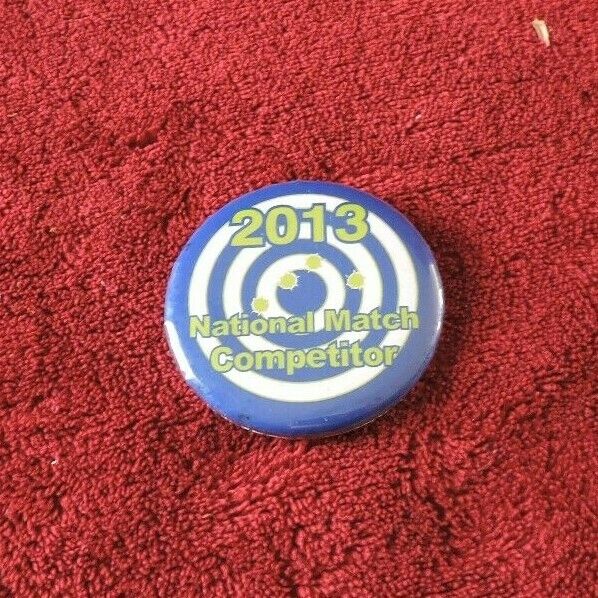 2013 National Match Competitor Lapel Pin