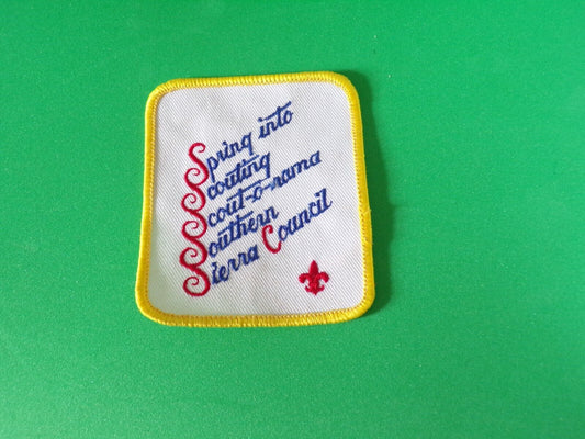 BSA Scout-O-Rama Southern Sierra Council Patch