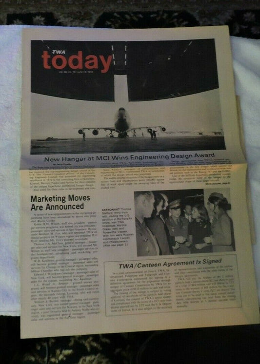 TWA today NEWSPAPERS  JUNE 18 1973