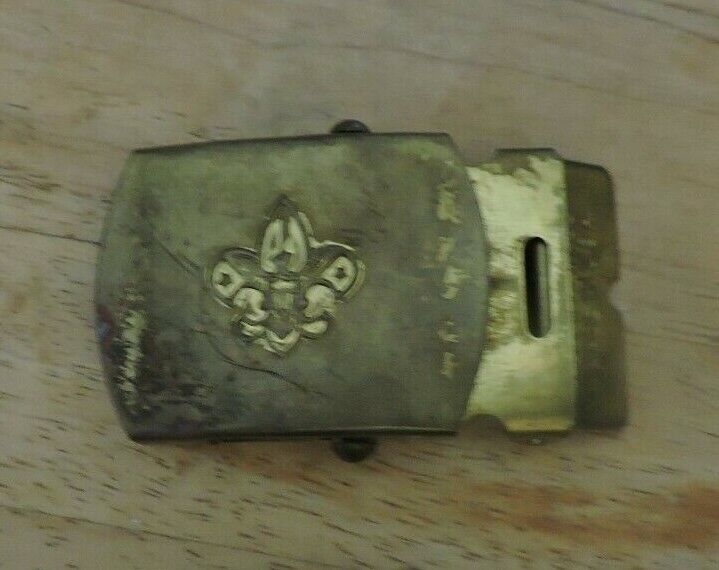 BSA Belt Buckle Solid Brass--needs a good polishing