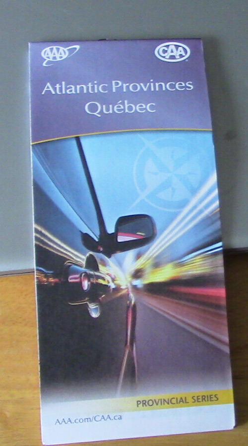 AAA Road Map-Atlantic Provences, Quebec Canada (Brand New)