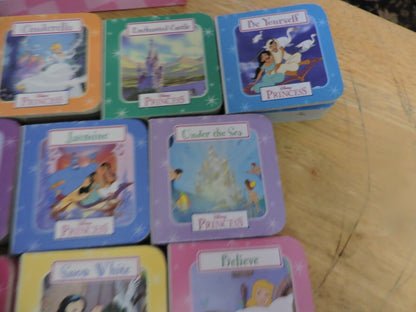 DISNEY PRINCESS 10 BOARD BOOKS IN BOOK BLOCK (USED)