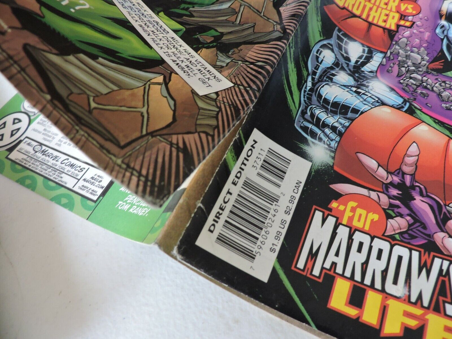 The Uncanny X-Men Issue 373   BROTHER VS. BROTHER FOR MARROW'S LIFE!