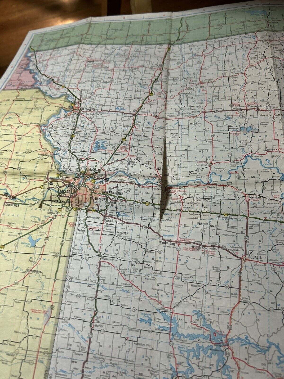 MISSOURI ROAD MAP--PHILLIPS 66 NO DATE