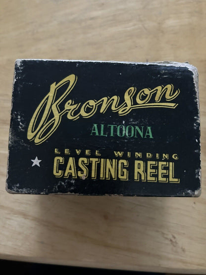 Vintage Bronson Altoona 4250 Level Winding Casting Reel -in Original Box