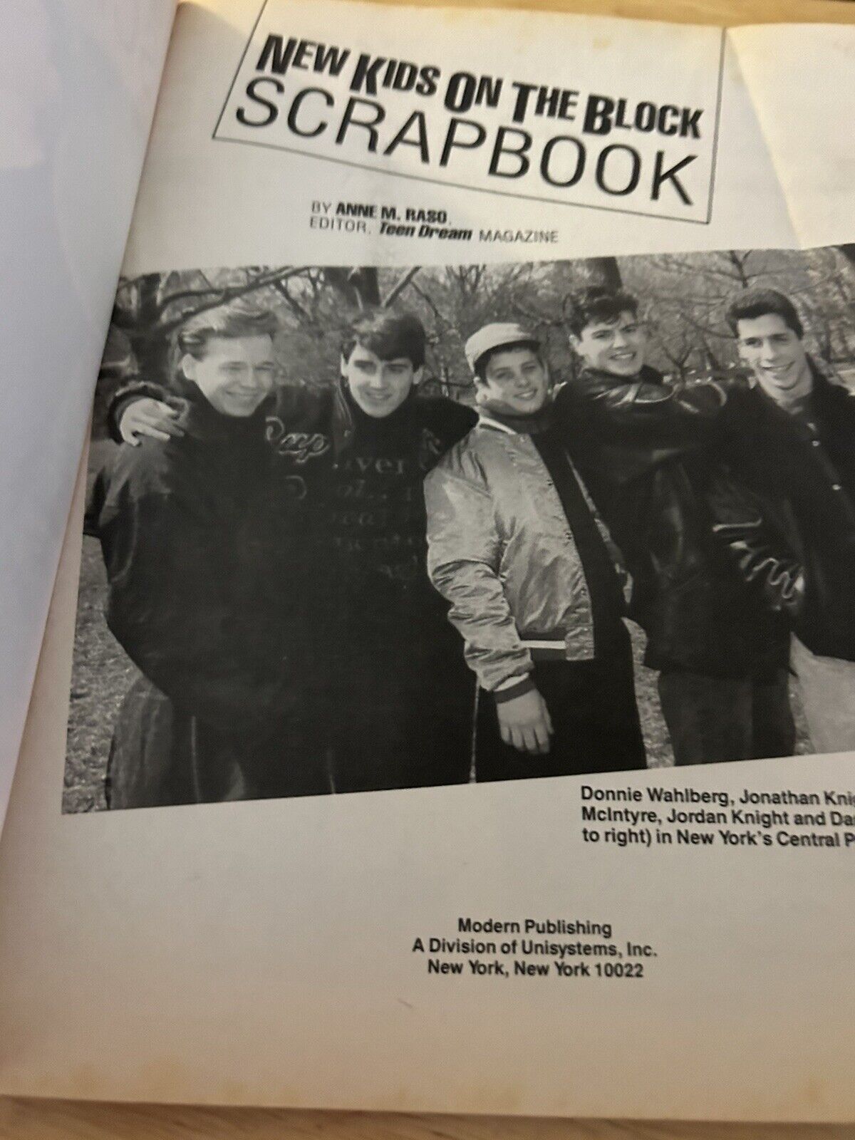 NEW KIDS ON THE BLOCK SCRAPBOOK 1990