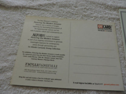 "PICTURING THE MODERN AMAZON:  EXHIBIT  ADVERTISEMENT POST CARD