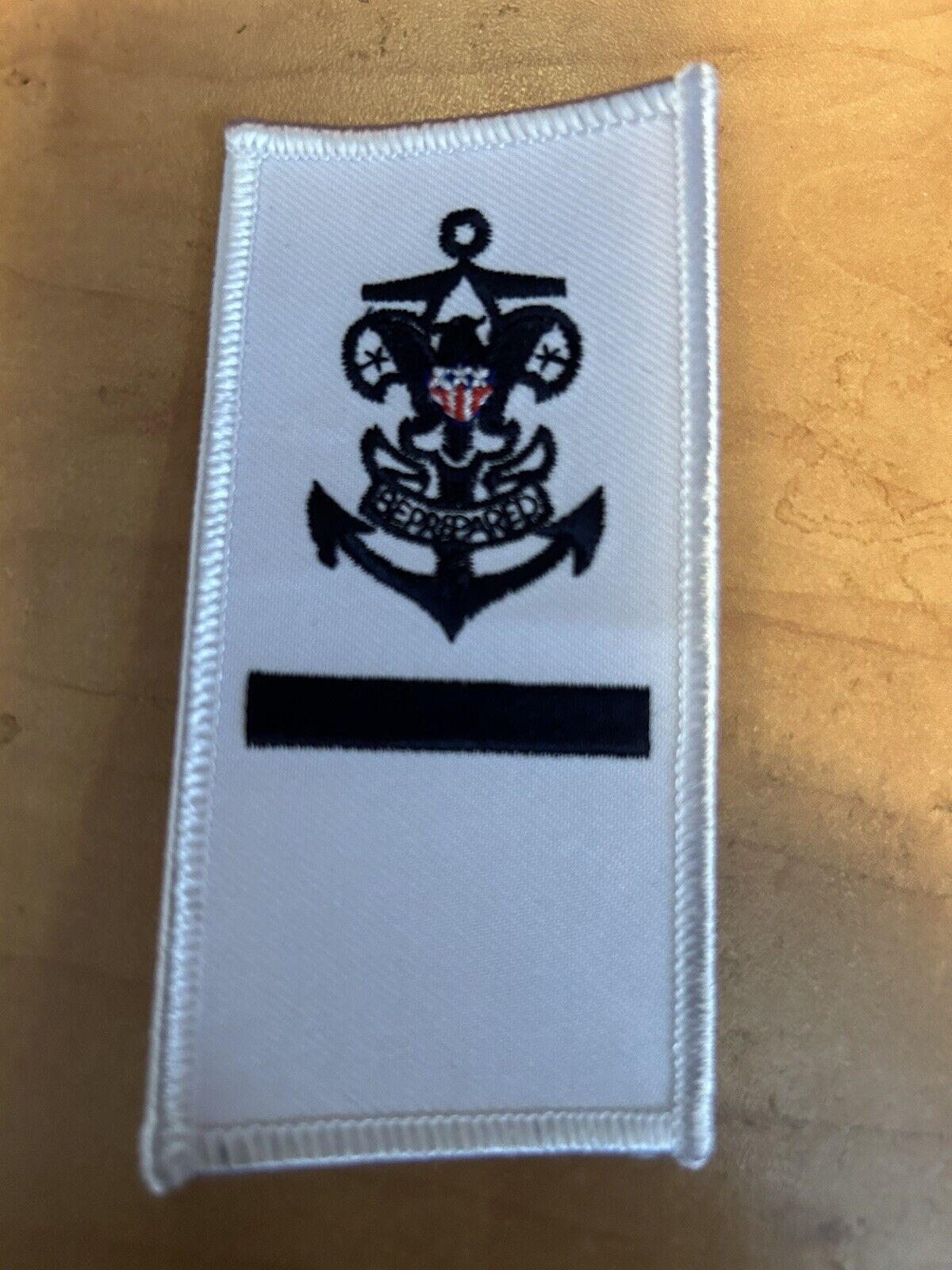 BSA: White Sea Scout "Apprentice Rank"  Patch (Brand New/Never issued)