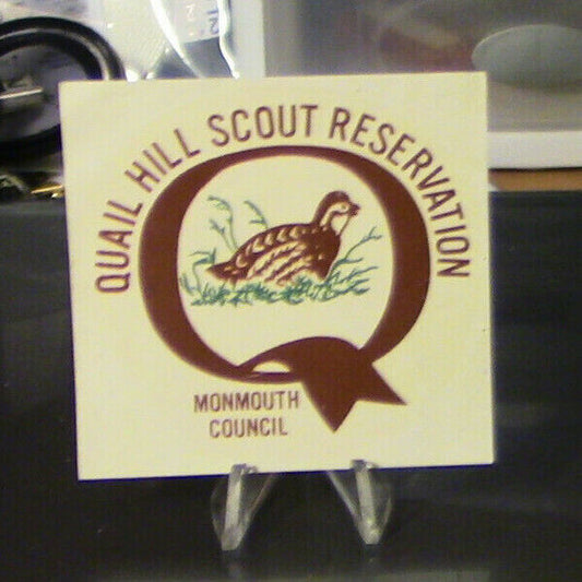 OFFICIAL BSA: Quail Hill Reservation, Monmouth Council Sticker/Decal
