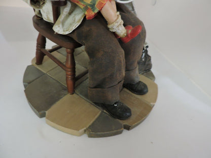 DOCTOR WITH YOUNG GIRL FIGURINE--NOT MARKED OR DATED