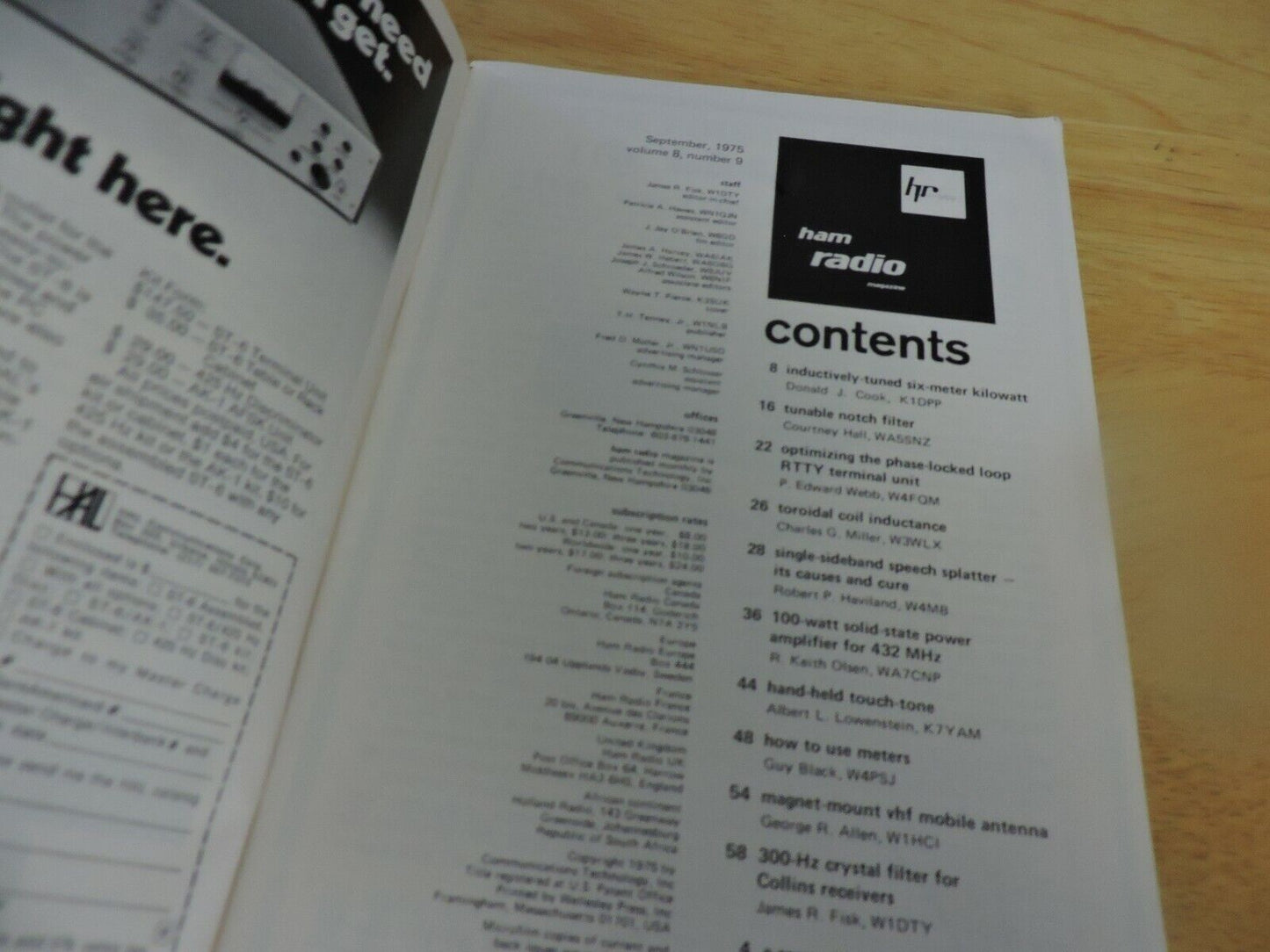 HAM RADIO MAGAZINE  SEPTEMBER 1975