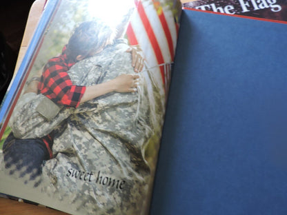 GOD BLESS AMERICA (2) & THE FLAG WE LOVE: PATRIOTIC BOOK LOT OF 3