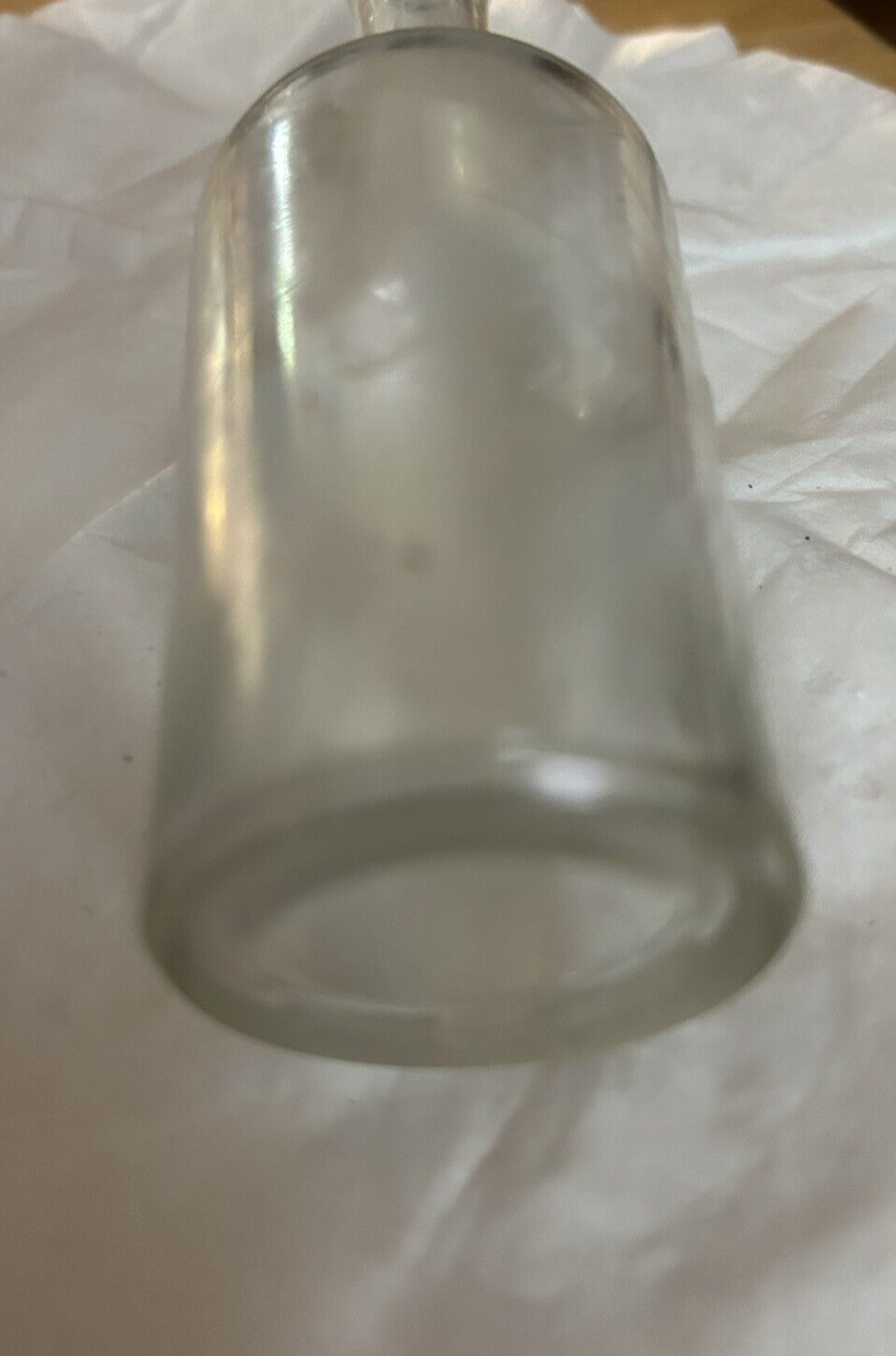 CLEAR  LONG NECK ROUND BOTTLE COLGATE & COMPANY NEW YORK, 5.5X1.5 INCHES
