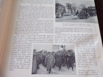 Think Magazine's Dairy of U.S. Participation in World War II Harcover Book