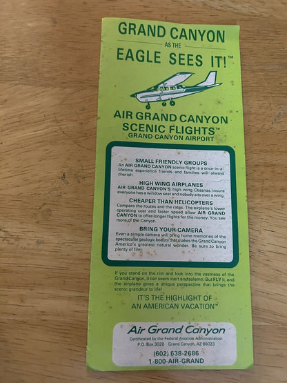 GRAND CANYON AS THE EAGLE SEES IT!  AIR GRAND CANYOU SCENIC FLIGHTS