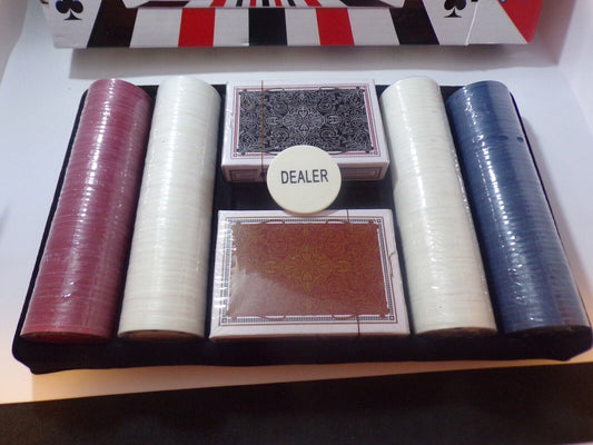 Monte Carlo 200 Chip Poker Set (NIB)