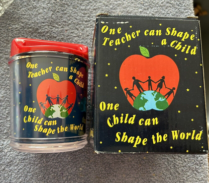 ONE TEACHER CAN SHAPE A CHILD PENCIL CUP NIB