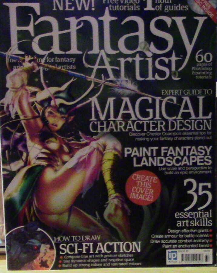 New Fantasy Artist Magazine, Issue 37 with Android Jones Video Tutorials