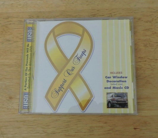 USO;  Support Our Troops Variety CD/Car Window Decoration