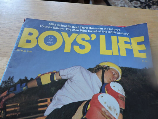 BOYS' LIFE MAGAZINE:  MARCH 1989: MIKE SCHMIDT: THE BEST 3RD BASEMAN IN HISTORY?