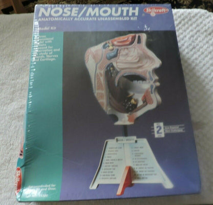 SKILCRAFT: NOSE/MOUTH ANATOMICALLY ACCURATE UNASSEMBLED  MODEL KIT-- NIB-- SKILL