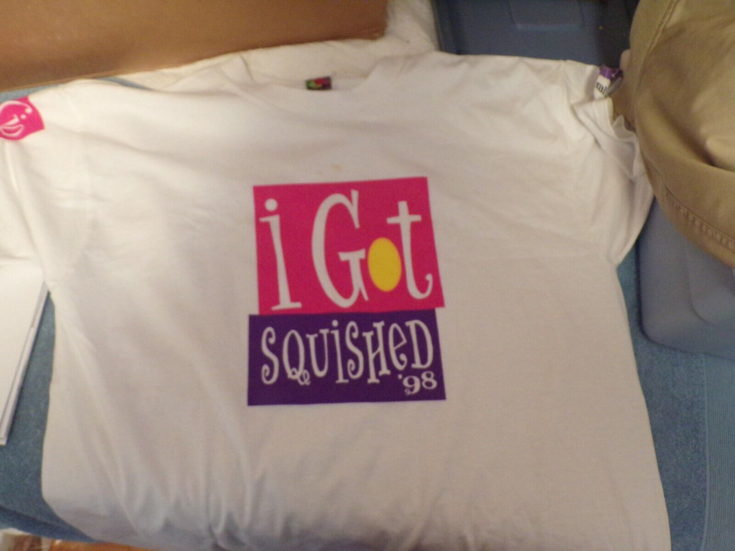 "I got squished '98" T-Shirt (XL) Cancer Awareness