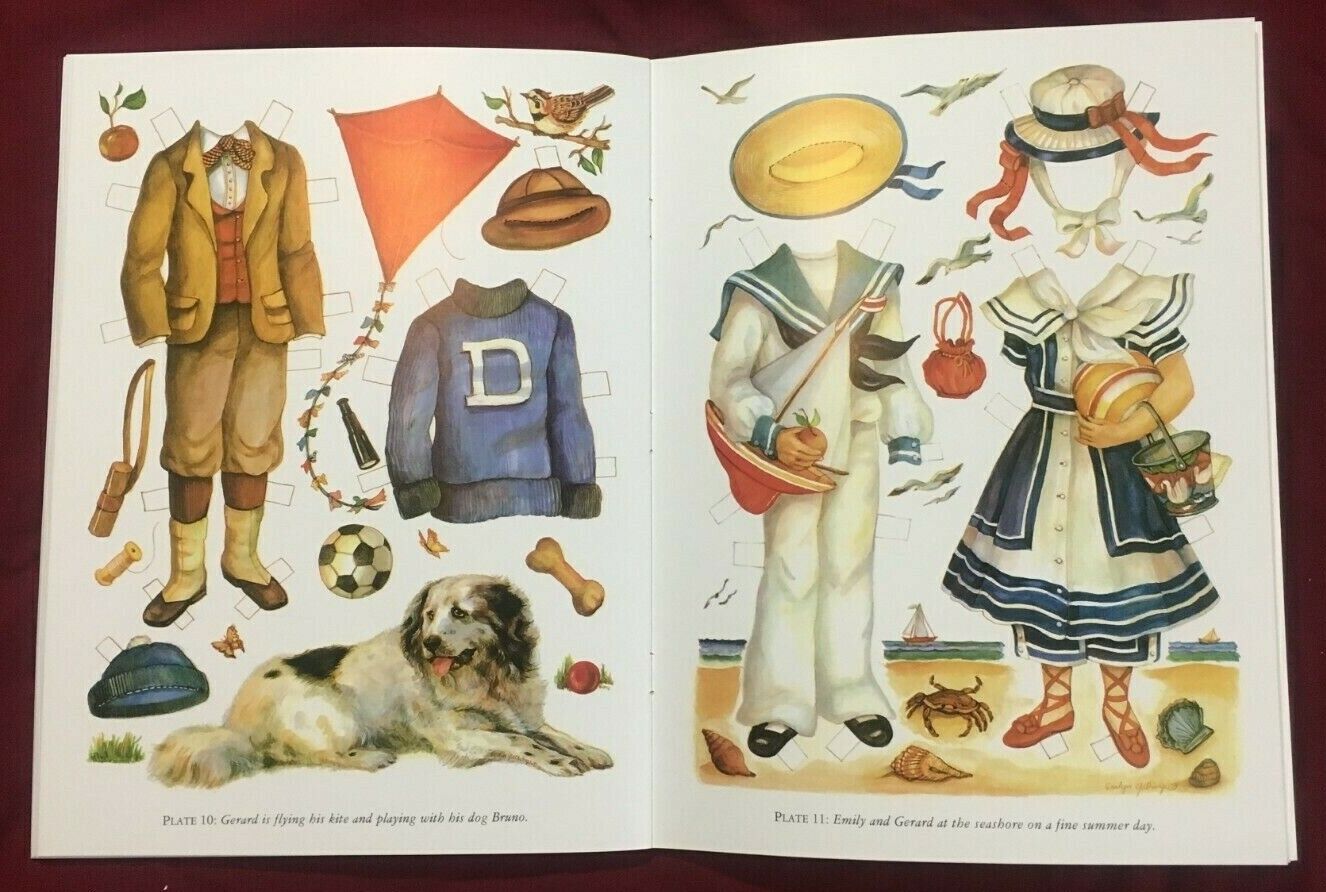 Dover Paper Dolls: Old-Fashioned Children by Evelyn Gathings (1989, Paperback)