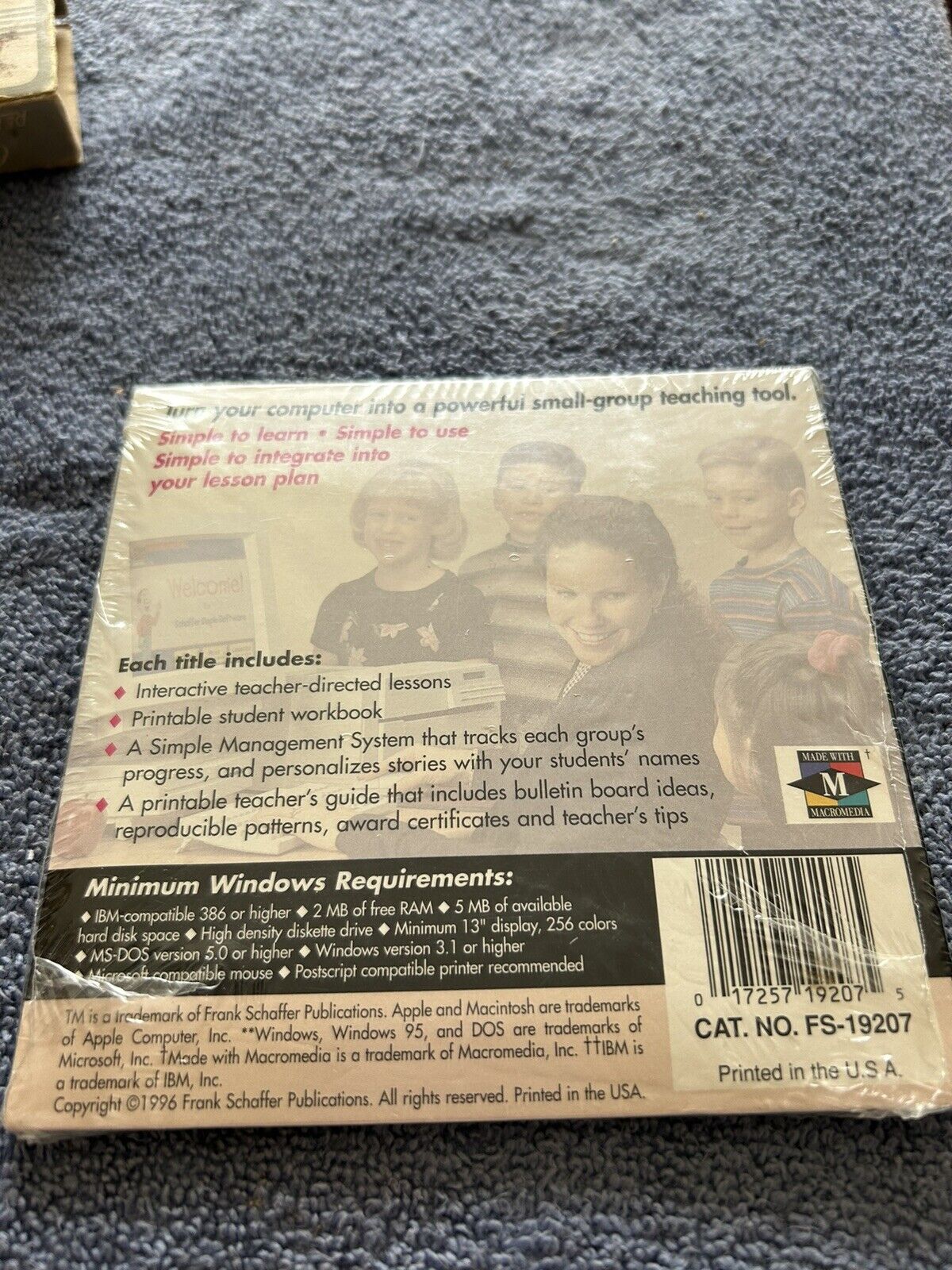ADVANCED PHONIC FOR WINDOWS--TEACHER DIRECTD SOFTWARE 1996