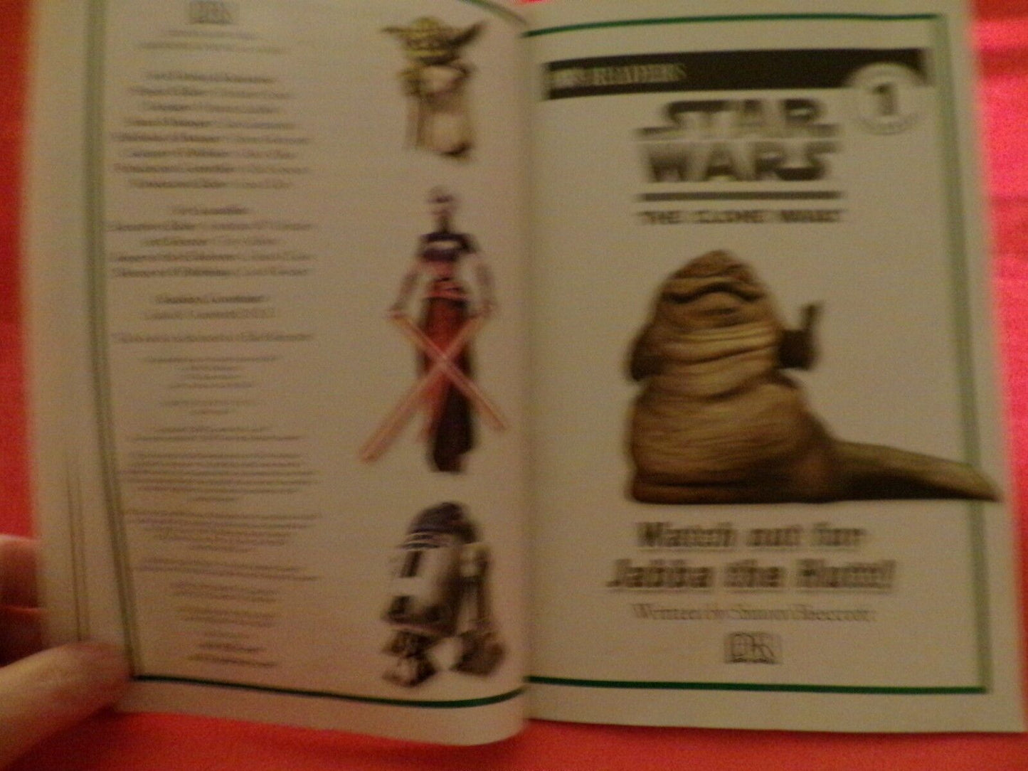 STAR WARS THE CLONE WARS  BOOK   WATCH OUT FOR JABBA THE HUTT!