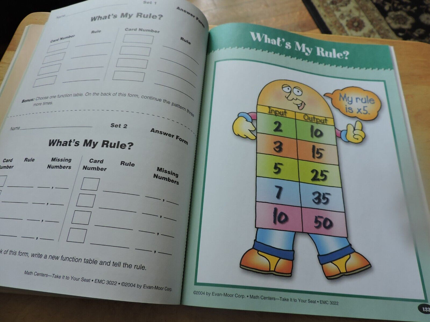 MATH CENTERS GRADES 3-4  WORKBOOK