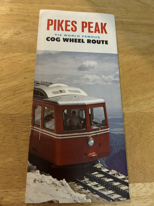 PIKES PEAK VIA WORLD FAMOUS COG WHEEL ROUTE
