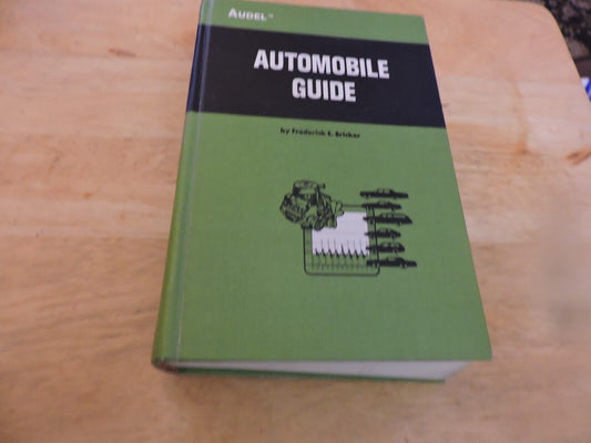 AUTOMOBILE GUIDE BY FREDERICK E. BRICKER 3RD EDITION 1972