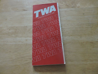 TWA Timeline Effective October 26, 1986