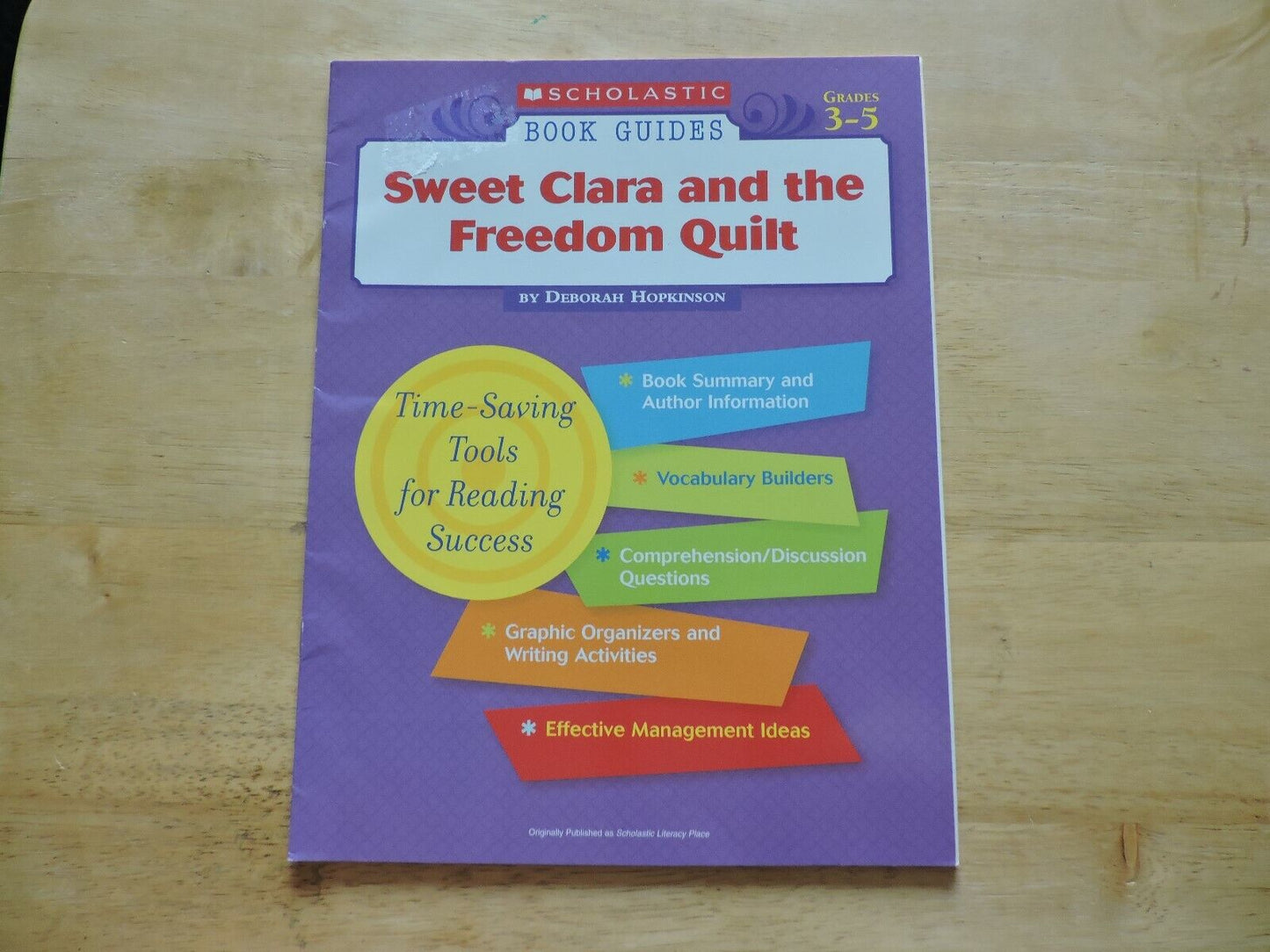 Scholastic Sweet Clara And The Freedom Quilt Grades 3-5