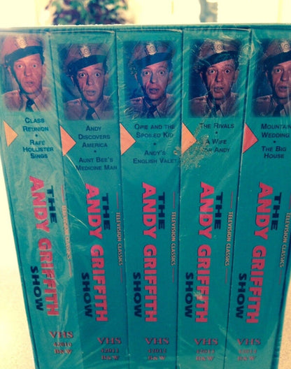 Brand NEW set of 5 VHS tapes of The Andy Griffith Show