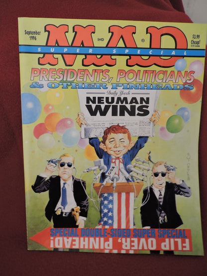 MAD SUPER SPECIAL #115 1996 SEPT PRESIDENTS,POLITICIANS & OTHER PINHEADS