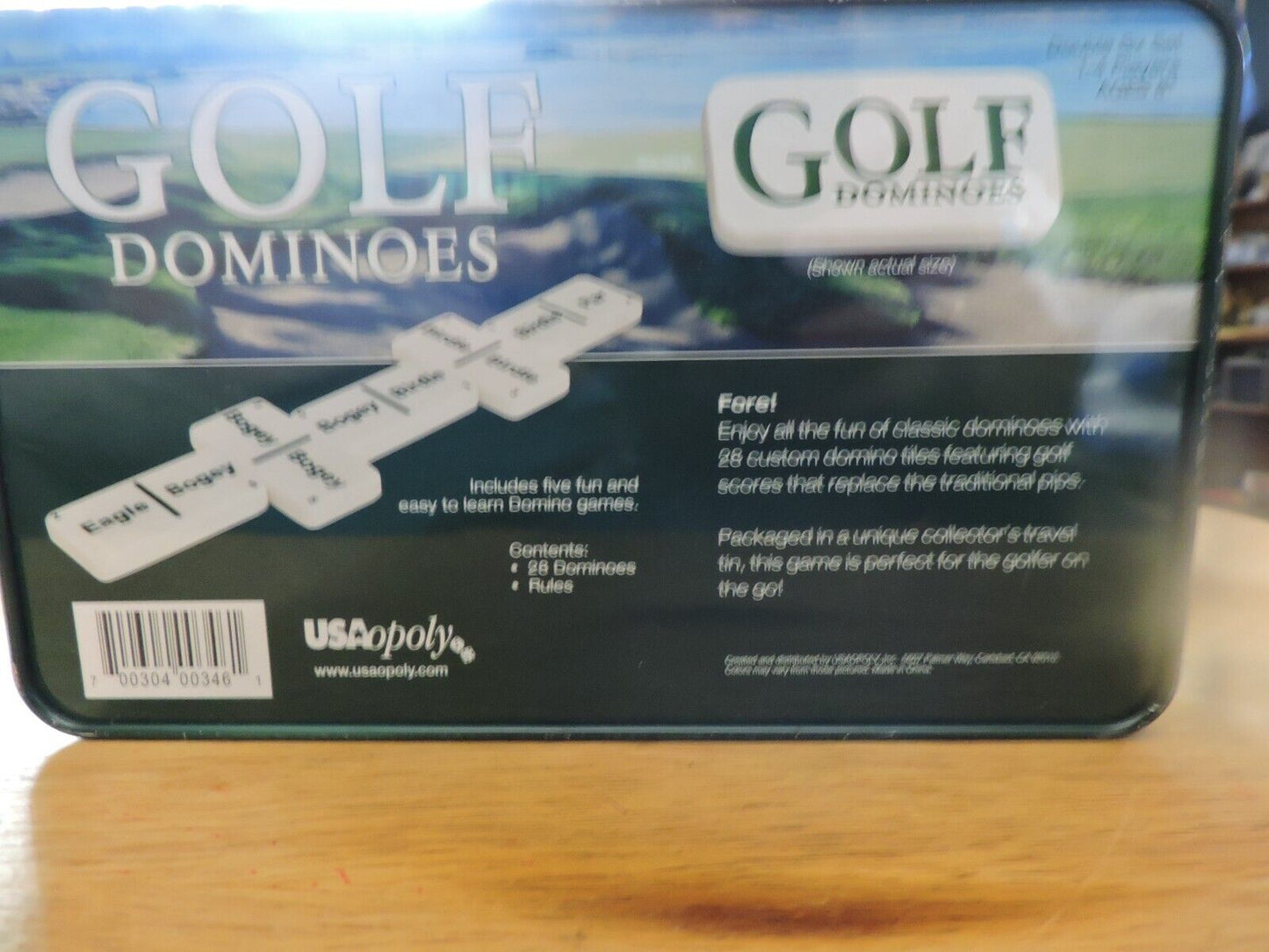 GOLF DOMINOES (28 TILES & INSTRUCTIONS)