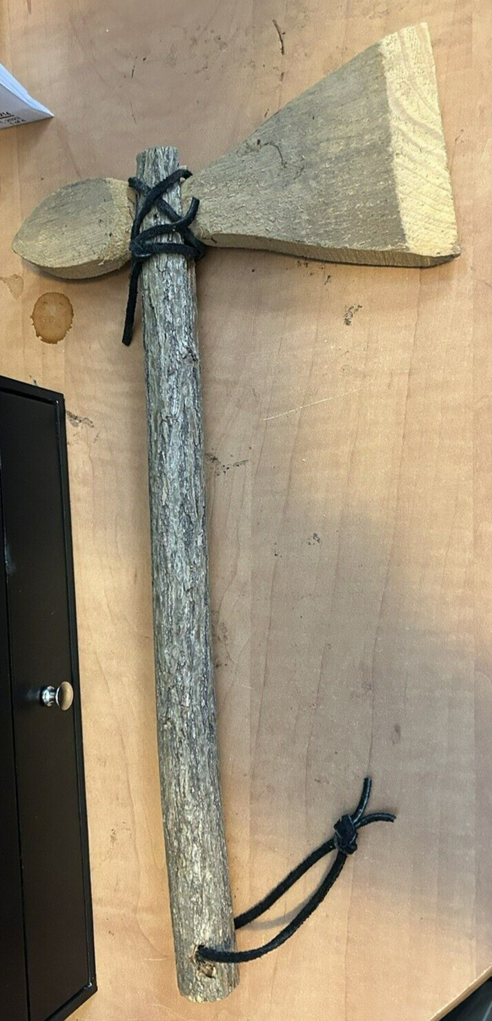 Hand carved Wooden AX (Made for BSA: Mic O Say Dancing)